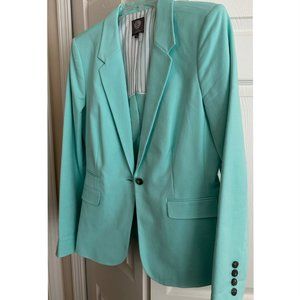 Vince Camuto Single Button Teal Blazer, Size 10